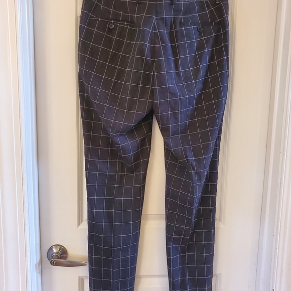 NWT Men's Slim-Fit Plaid Suit Pants size 40R/34W - Picture 8 of 10